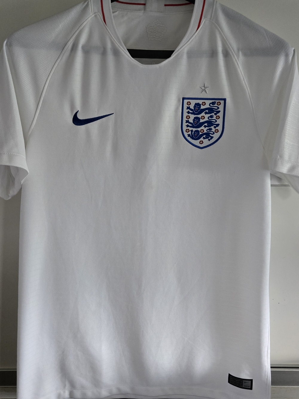 Nike White Soccer Jersey with Red Number 24 - LAVOVI FC